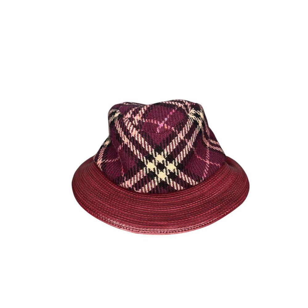 Burberry London x Patricia Underwood Plaid Hat